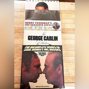 Bundle of FIVE classic comedy collection LPs.